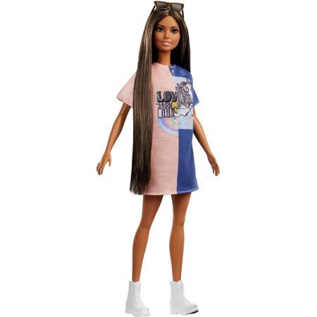Barbie Fashionistas Tone Graphic Dress - Barbiepop