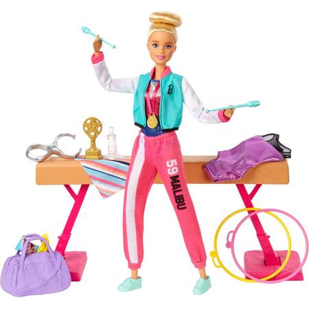 Barbie Gymastiek Pop en Speelset - Barbiepop