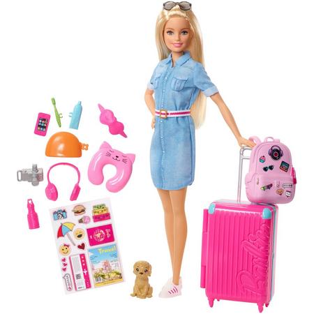 Barbie Travel Barbie Gaat Op Reis - Barbiepop