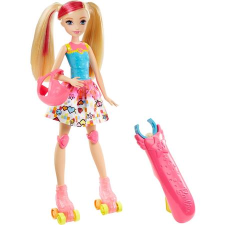 Barbie Video Game Hero Met Lichtgevende Rolschaatsen - Barbiepop