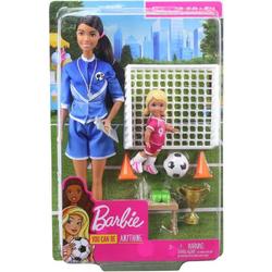 Barbie Voetbalcoach Speelset