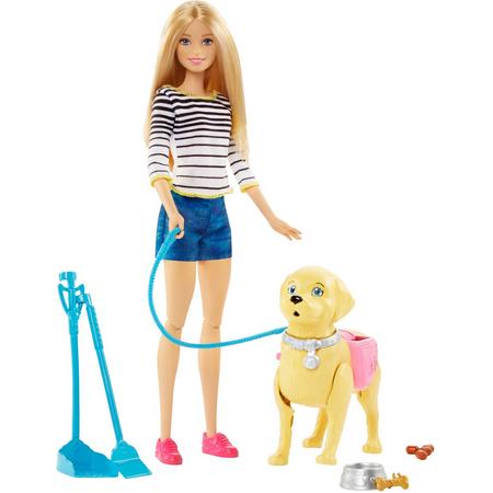 Barbie Wandelen & Trainen Puppy - Barbiepop