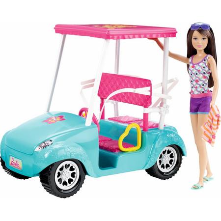 Barbie Zusjes Golf Cart