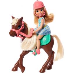 Barbie® Club Chelsea™ Pop en Pony, 15 cm, Blond, met Outfit en met Accessoires