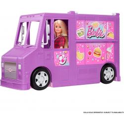 Barbie® Foodtruck met meerdere speelruimten en meer dan 30 realistische accessoires