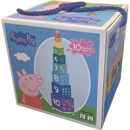 Peppa Pig Stapelblokjes (10 blokjes)