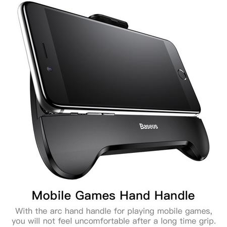 Baseus Mobiele gamehouder met ingebouwde koelventilator en powerbank 2000mAh