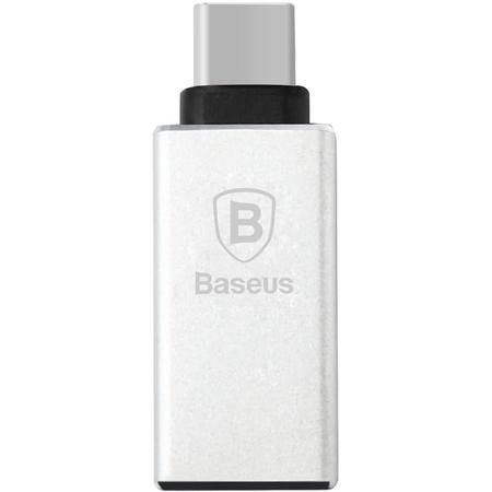 Baseus Sharp Series type-c adapter Silver