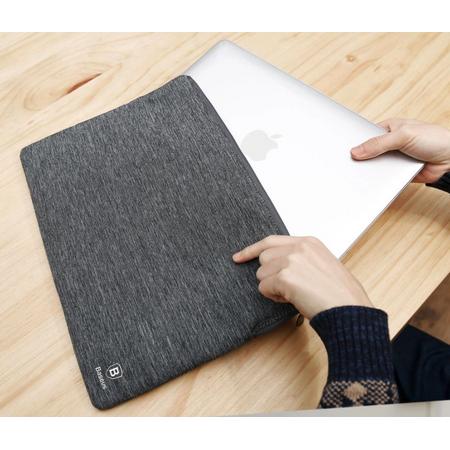 MacBook premium sleeve 13 inch (laptophoes) - antraciet