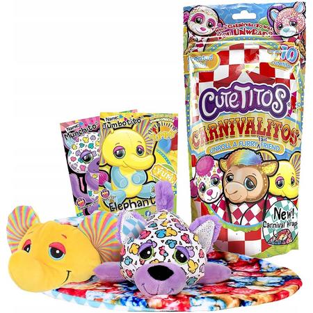 Basic Fun - Cutetitos Carnivalitos - Pluche Speelgoed Veelkleurig - 1 sztuk