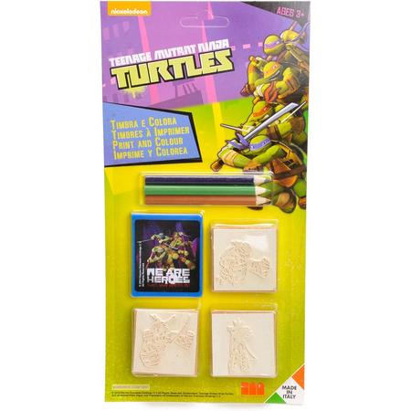 Ninja Turtles Stempels 3 stuks
