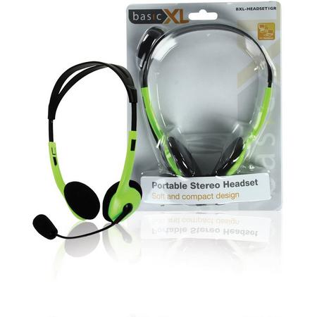 Basic XL BXL-HEADSET1 - Stereo Headset - Groen