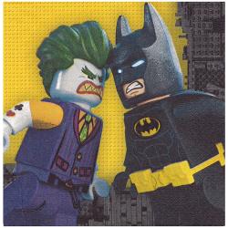 20 papieren Lego Batman™ servetten - Feestdecoratievoorwerp