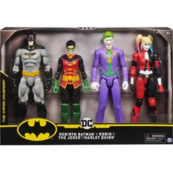 Batman 30 cm Figures 4 Pack Batman, Robin, Joker, Harley Quinn