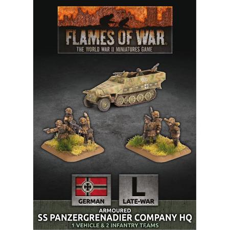 Flames of War: Armoured SS panzergrenadiers company HQ