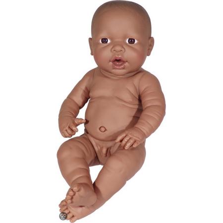 Bayer Babypop Newborn Donker - Jongen - 42 cm