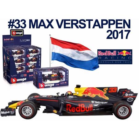 Bburago Red Bull racing RB13 Max Verstappen 1:43 modelauto