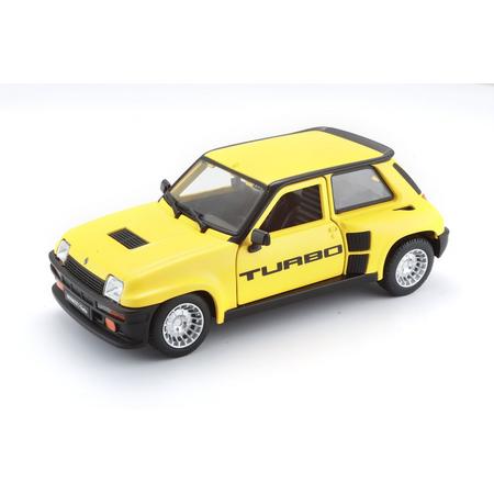 Bburago  Renault 5 TURBO 1982 1:24 geel/zwart