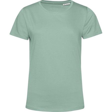 B&C Dames/dames E150 Organic T-Shirt met korte mouwen (Salie Groen)