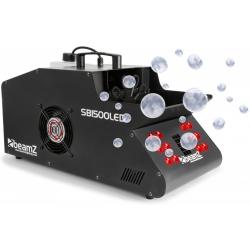 Rookmachine & Bellenblaasmachine - BeamZ SB1500LED rook & bellenblaasmachine in één met RGB LEDs
