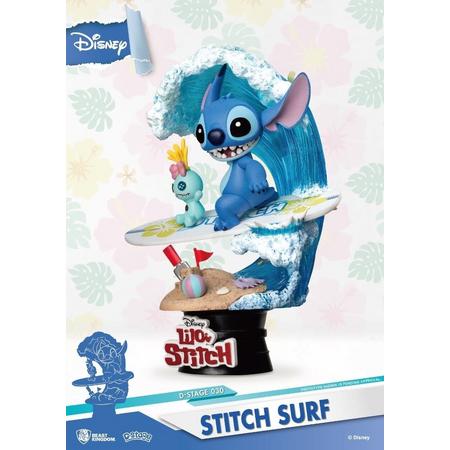 Beast Kingdom Disney: Stitch Surf PVC Diorama