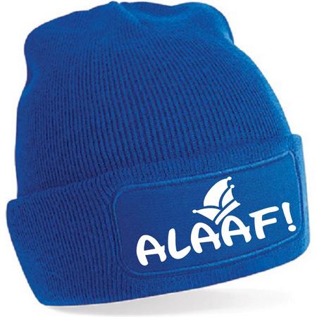 MUTS ALAAF BLAUW met WIT - CARNAVAL one size fits all