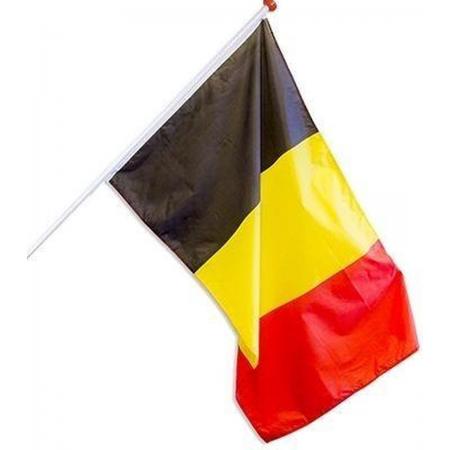 Vlag België zwart/geel/rood