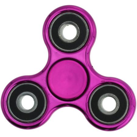 METALLIC roze Fidget spinner/hand spinner
