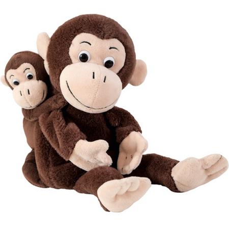 Handpop aap met jong