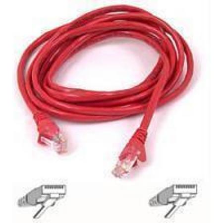 Belkin Cable Patch Cat5 RJ45 Booted Red 2m netwerkkabel Rood