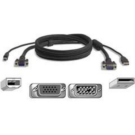 Belkin OmniView Cable Kit USB 1.8m Retail toetsenbord-video-muis (kvm) kabel 1,8 m