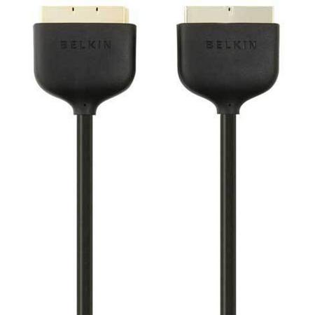 CABLE.SCART.M/M.2M.BLACK.GOLD-PLATED