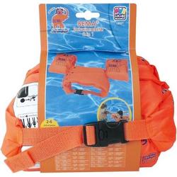 Zwemhulpmiddel 2-in-1 oranje zwemband met zwembandjes 15-30 kilo - Zwemhulpjes / zwemhulpmiddelen