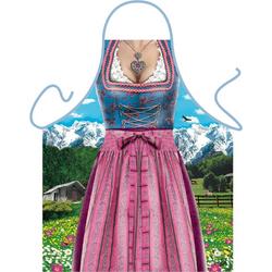 Bavarian Frau - Traditionele Klederdracht - Lederhose-Dirndl - Sexy Grappig Leuk Tirol Tiroler Schort Keukenschort