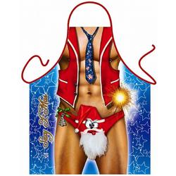 Kerstman - Sexy Grappig - Leuk - Schort Keukenschort