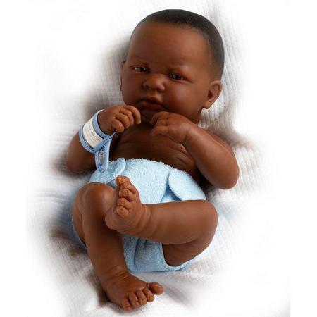 Berenguer Babypoppen La Newborn 36 cm Afrikaans Jongetje