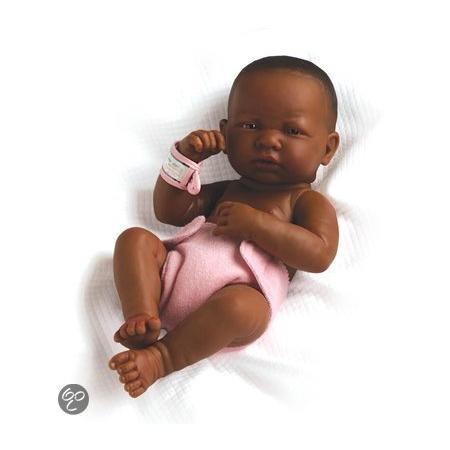 Berenguer Babypoppen La Newborn 36 cm Afrikaans Meisje