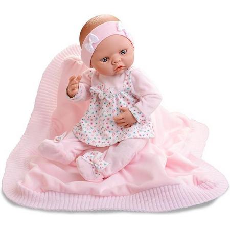 Berjuan Babypop Newborn Special Meisjes 45 Cm Vinyl/textiel Roze