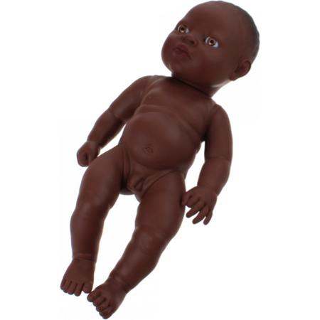 Berjuan Babypop Zonder Kleren Newborn Afrikaans 30 Cm Jongen