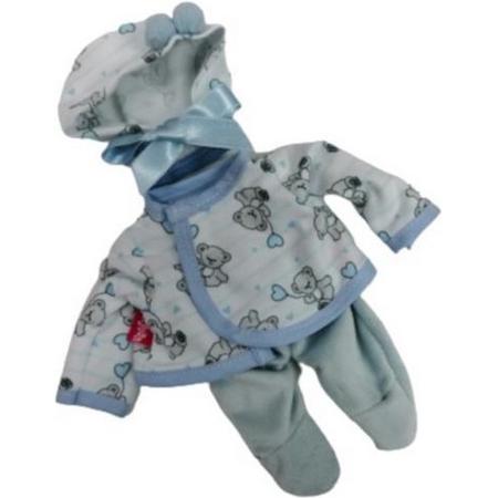 Berjuan Babypopkleding Meisjes Textiel Blauw/wit