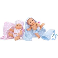   Babypoppen Mini Meisjes 25 Cm Roze/blauw 2 Stuks
