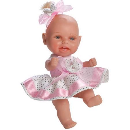 Berjuan Mini Baby Pop Met Haar En Kast Roze