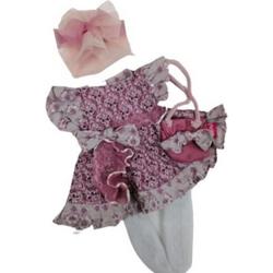 babypopkleding Colette meisjes textiel roze