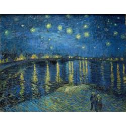   Sterrennacht over de Rhône van Vincent van Gogh - 40x50 cm - DIY Hobby Pakket