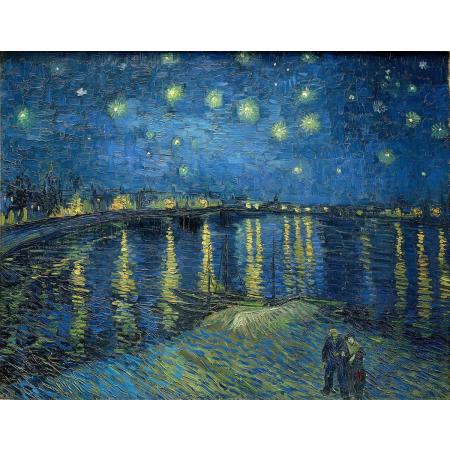 Best Pause Sterrennacht over de Rhône van Vincent van Gogh - 40x50 cm - DIY Hobby Pakket