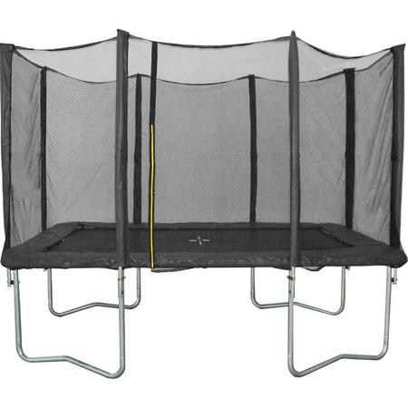 Bestgarden Trampoline Rechthoek Met Veiligheidsnet - Speeltoestellen - 305x213 cm Zwart