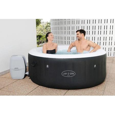 Bestway: Lay Z Spa Bahamas Airjet  - Opblaasbare jacuzzi - 4 persoons bubbelbad - Hot tub met filter - Bubbeljet massage bad - vier persoons jacuzzi - Rond bubbelbad