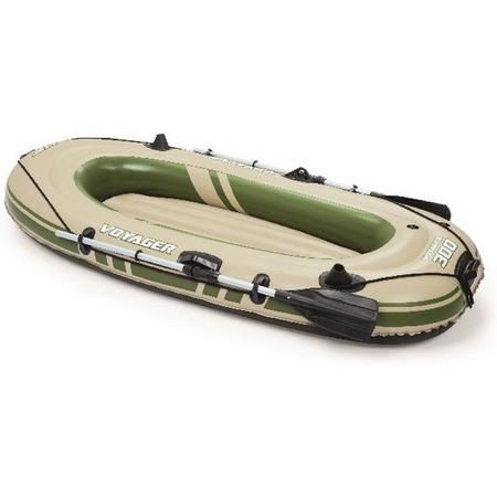 Bestway - 2-Persoons opblaasbare raft boot set - Hydro-Force Voyager 300 - 243x102x31cm