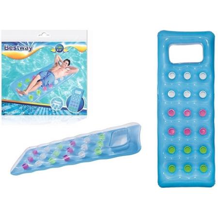 Bestway - luchtbed zwembad - volwassenen - 188x71 cm - blauw