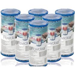   Flowclear - 6-PACK Filter Cartridge Type I - 58093